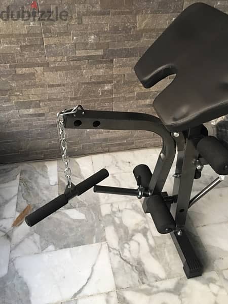 very special offer bench adjustable with legs and biceps new in box 7
