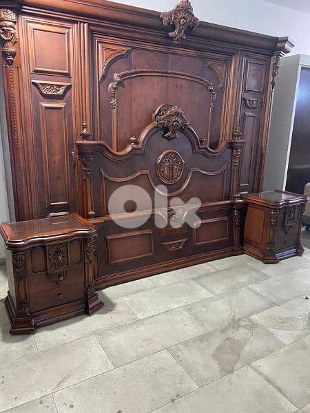 غرفة نوم ملكية صناعة مصريه مستعملة بحالة ممتازة 8