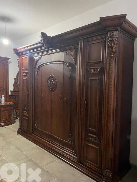 غرفة نوم ملكية صناعة مصريه مستعملة بحالة ممتازة 9