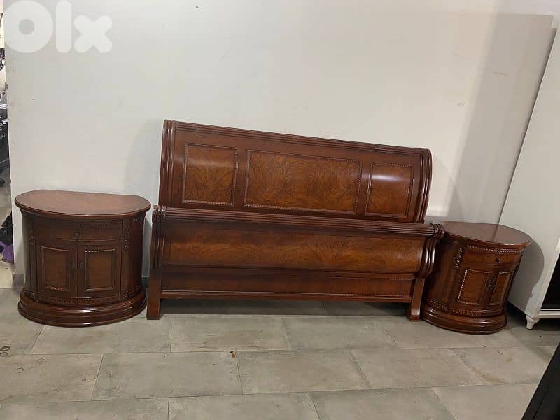 غرفة نوم بومبي صناعة ماليزية مستعملة بحالة جيدا 9