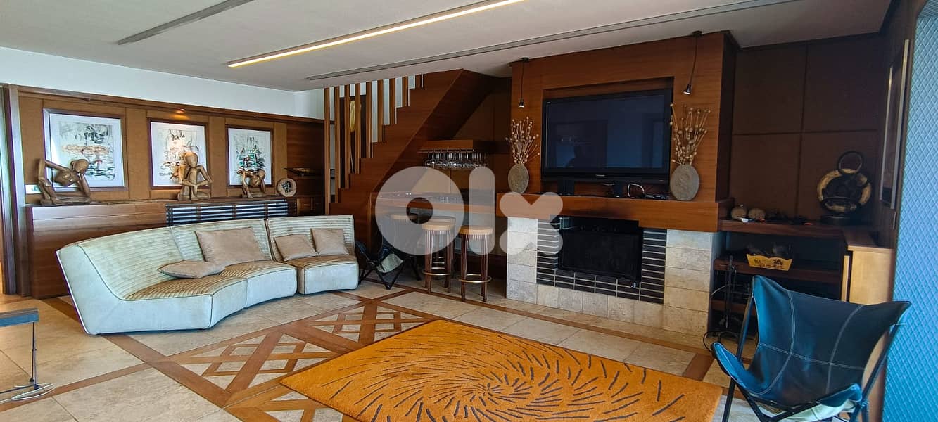 L12498-Furnished Duplex Chalet for Rent at Plateau Ouyoun Al Simen 2