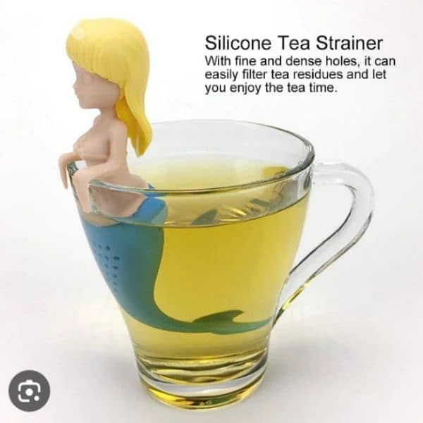 funny hanging mermaid shape tea dispencer 0