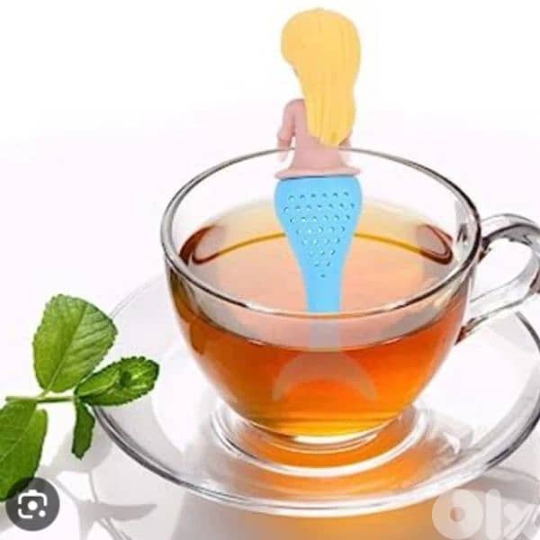 funny hanging mermaid shape tea dispencer 2