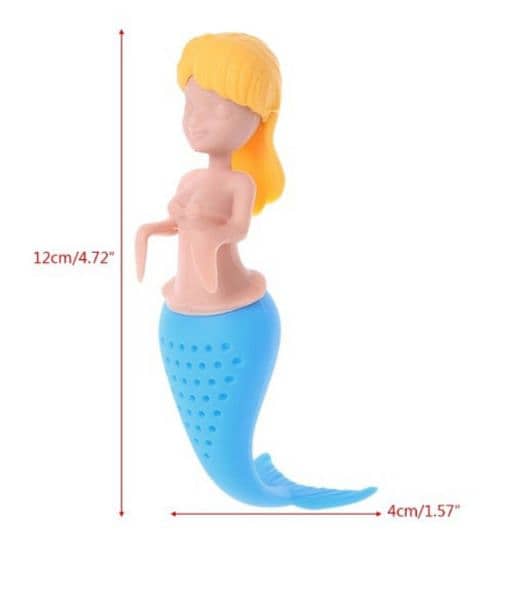 funny hanging mermaid shape tea dispencer 3