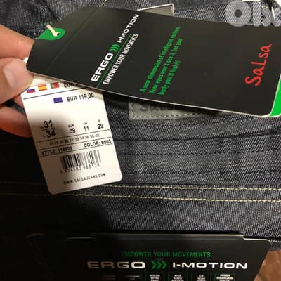 SALSA Black Ergo I-motion Jeans