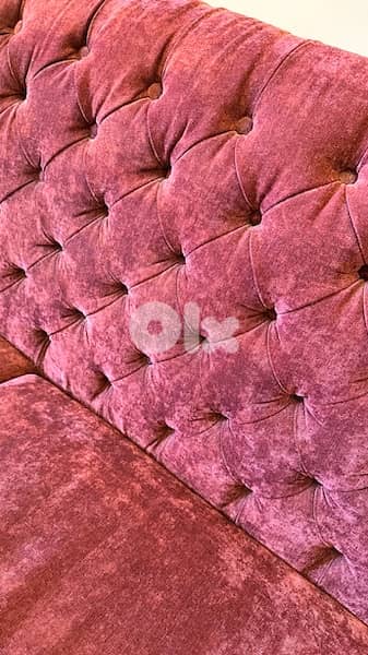 Sofa capitoné purple toul 210 m w 3ared 80 cm 2