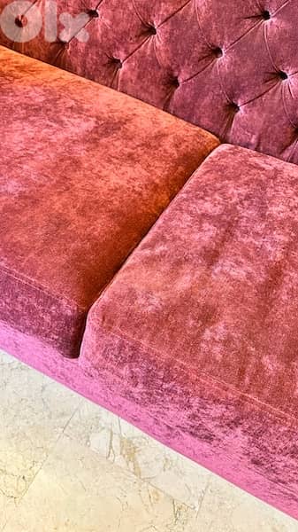 Sofa capitoné purple toul 210 m w 3ared 80 cm 4