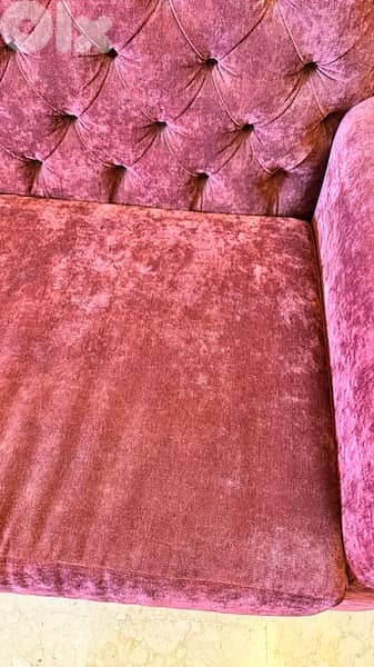 Sofa capitoné purple toul 210 m w 3ared 80 cm 5