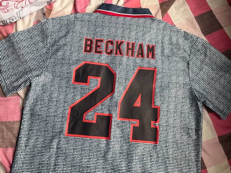beckham 24 special vintage Manchester United 1994 shirt 3