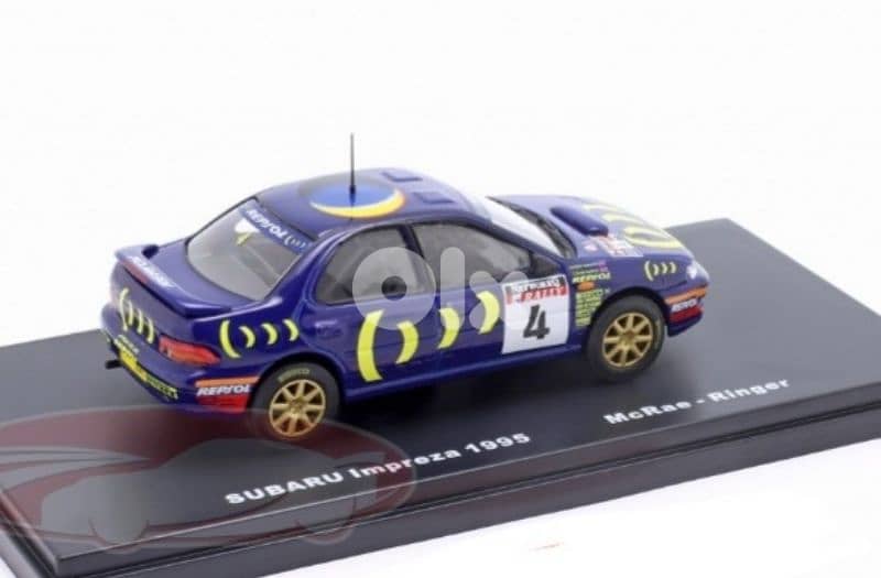 Subaru Impreza ((Rally 1995) diecast car model 1;43. 1