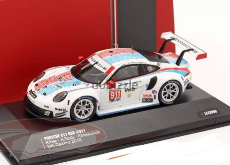 Porsche GT3 RSR (24h Daytona 2019) diecast car model 1;43. 0