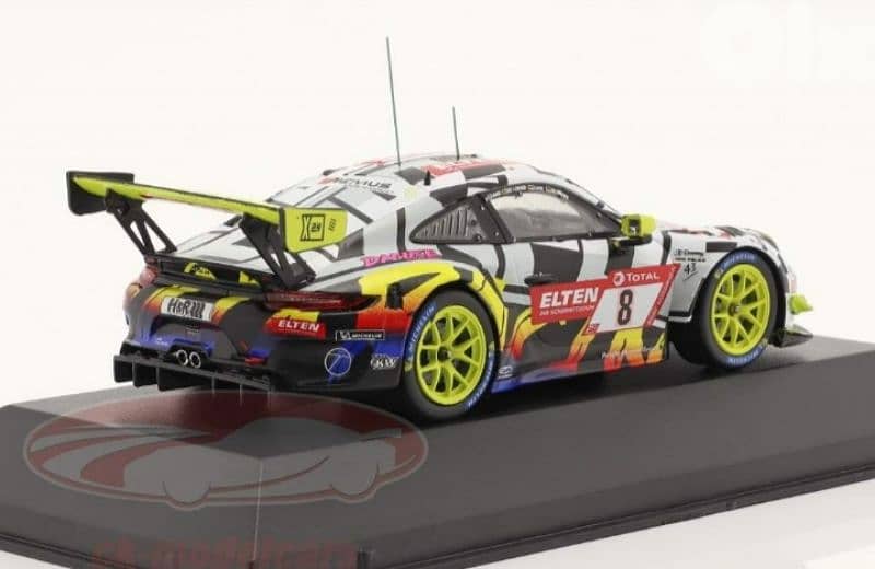 Porsche GT3 R (Nurburgring 24h 2019) diecast car model 1;43. 3