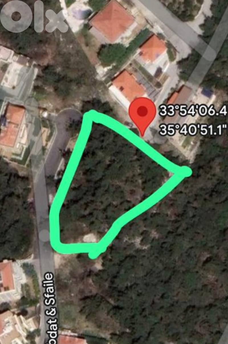 2500Sqm|Prime location|Land for sale in Baabdat/Chalimar|Mountain view 2