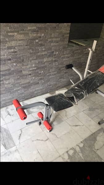 bench adjustable with rack and legs we have also all sports equipment 2