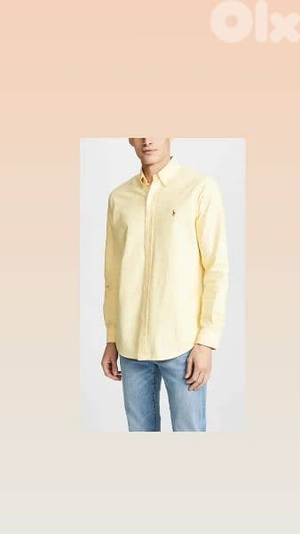 Authentic Polo shirt yellow m to xxL 1