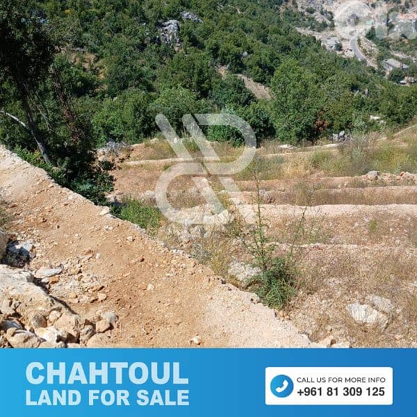 Beautiful Land for Sale in chahtoul - أرض للبيع في شحتول 2