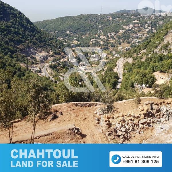 Beautiful Land for Sale in chahtoul - أرض للبيع في شحتول 5