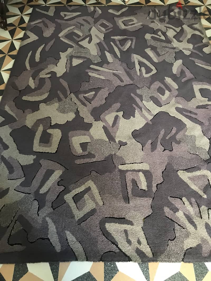 2 Sofa beds like new 1 tea pink, 1 purple + free carpet 4