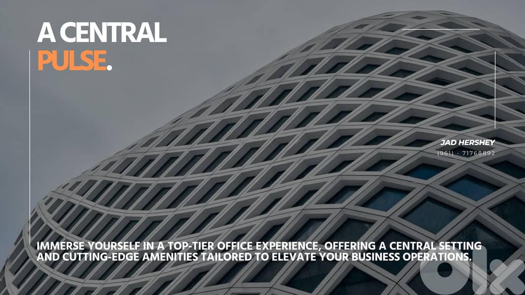 JH23-1583 Office 120m for rent in Downtown Beirut - 2,500$ cash 0