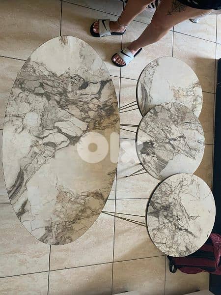 طقم طاولات تركي عدد 4 0