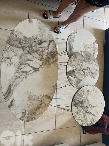 طقم طاولات تركي عدد 4 1