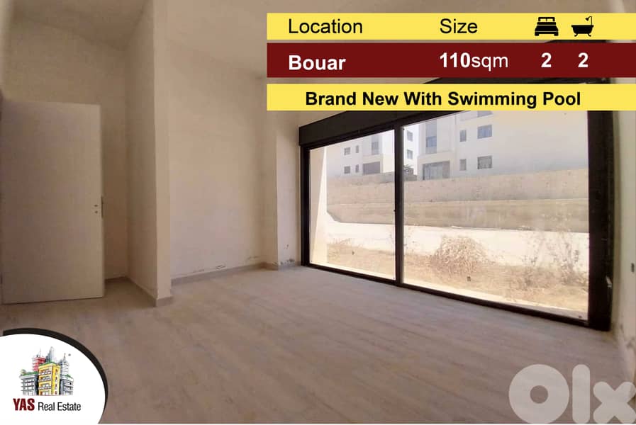 Bouar 110m2 + 145m2 Terrace / Garden | New | Swimming Pool  | IV | 0