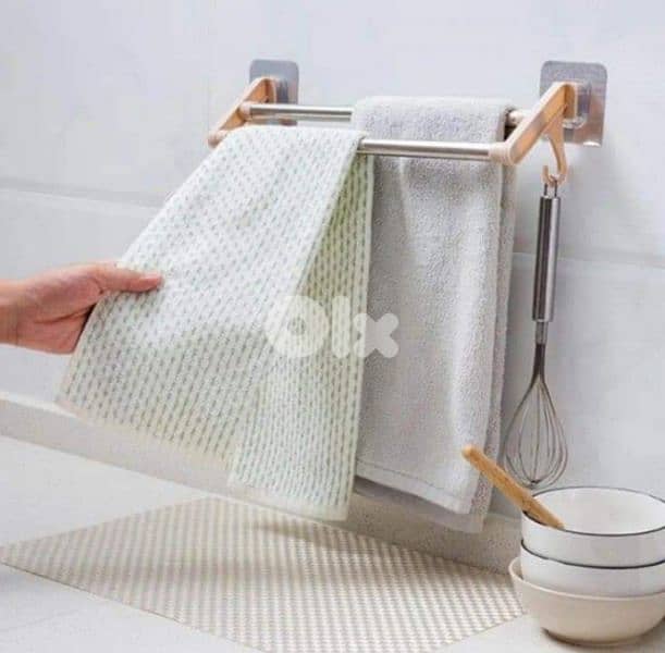 bathroom or kitchen double towels hanger 1