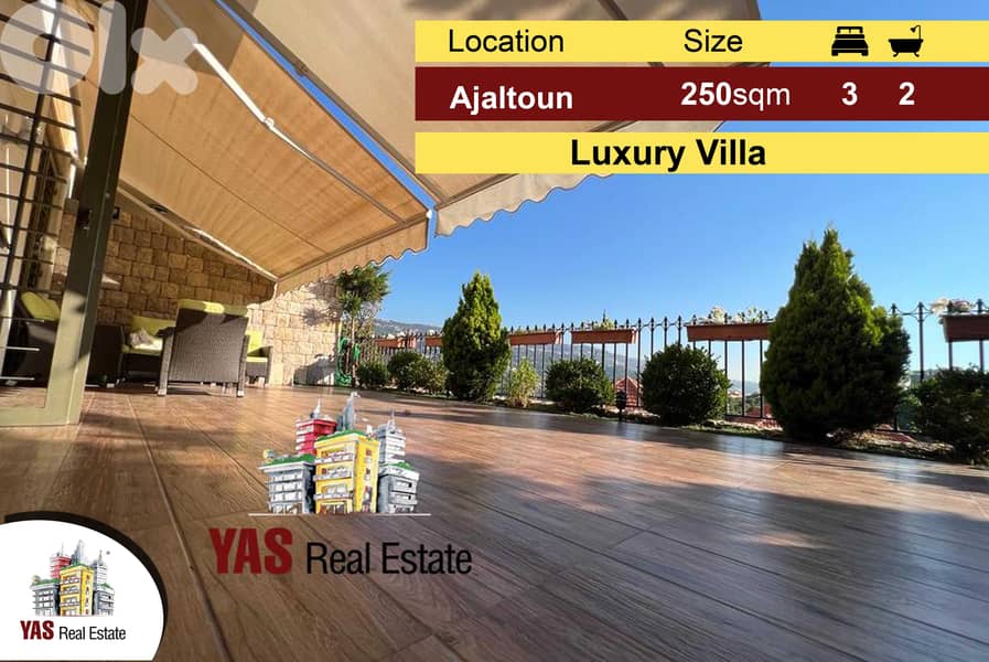 Ajaltoun 250m2 Villa | 150m2 Gardens | High-End | SUPER CATCH | 0