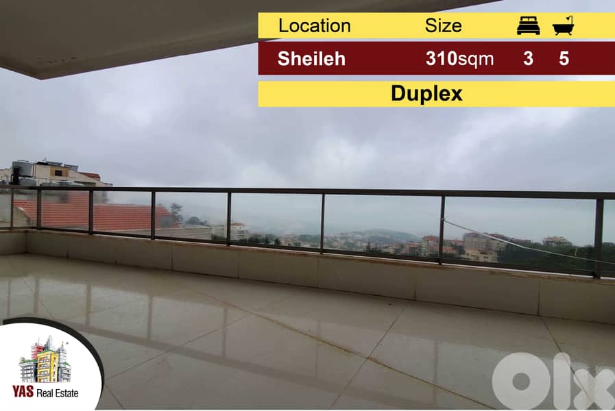Sheileh 310m2 | Duplex | Brand New | Private Street |Panoramic View|TO 0