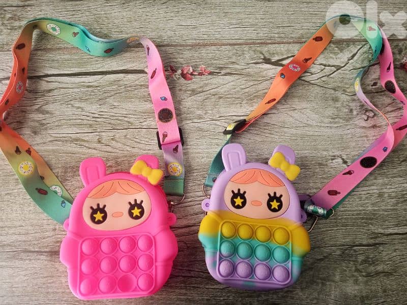 adorable  popit cross bags for girls 0