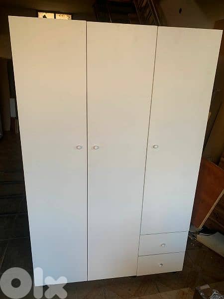 خزانة حجم وسط مع تخت مفرد 96 سم 0