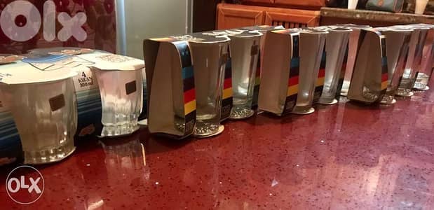 آخر كمية تصفية ٣٠٠ دزينة كبايات زجاج سميك