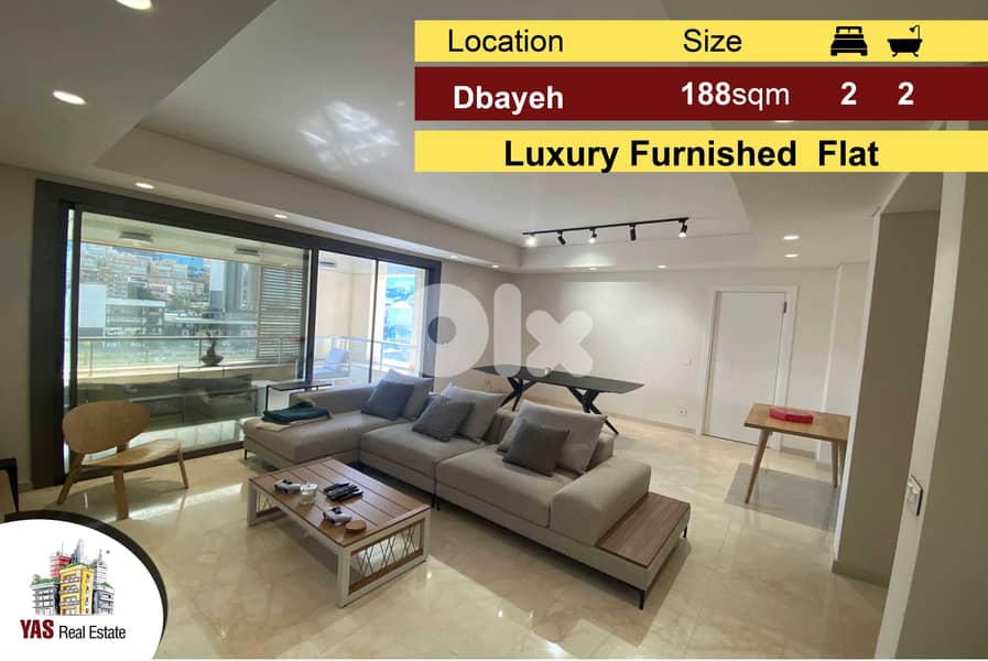 Dbayeh 188m2 | Premium | Fully Furnished | Classy Area | Sea View | 0