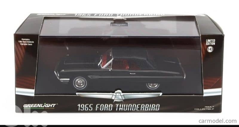 Ford Thunderbird '65 diecast car model 1;43. 5