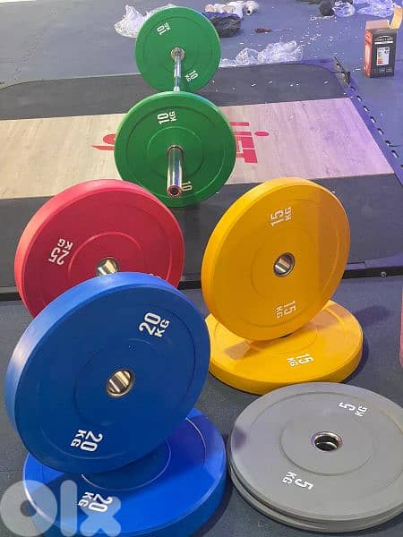 bumber plates full set 150kg 0