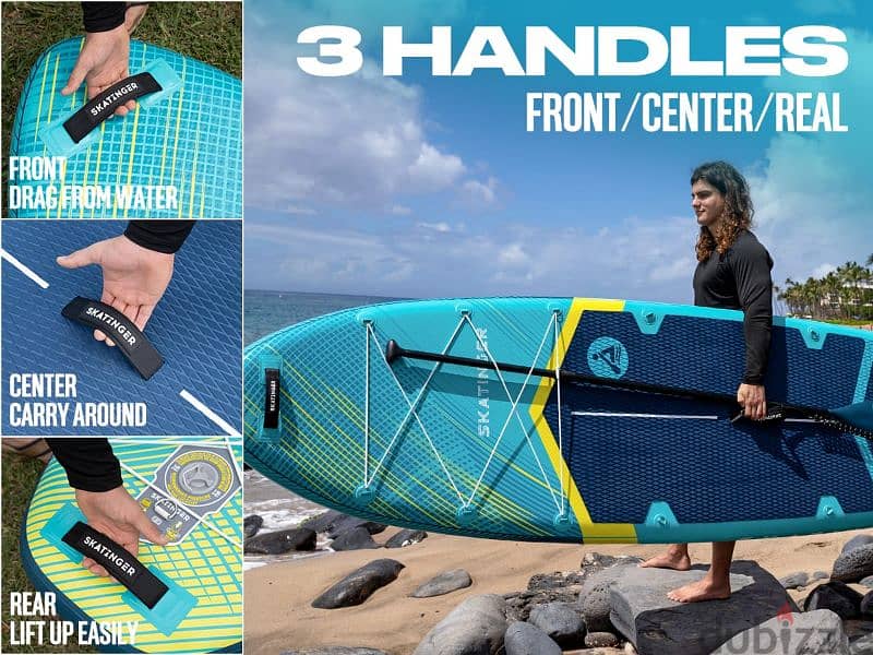 Skatinger 11'6 stand up paddle board (sup) stronger, longer and wider. 6