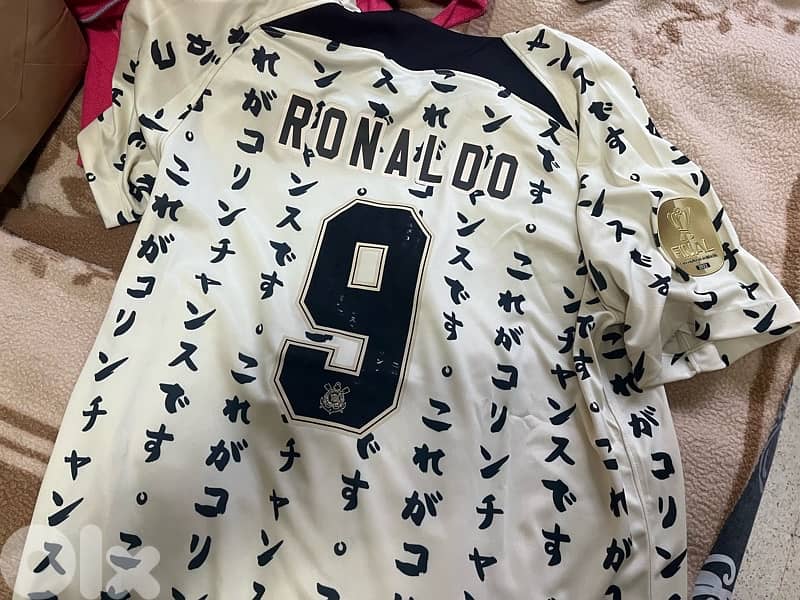 corinthians paulista 1910 - ronaldo  japan special jersey nike edition 7