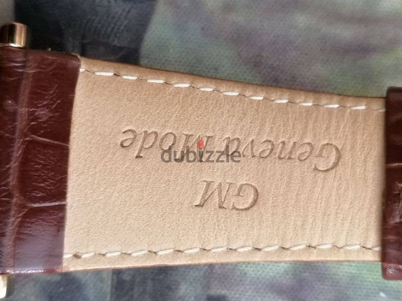 GM geneva mode watch suiss made 3