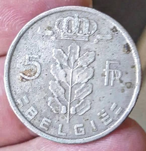 Belgique Fr from 1948 one piece for 5 $ 1