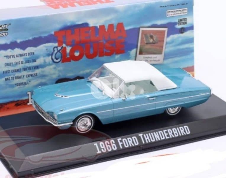 Ford Thunderbird '66 (Movie Thelma & Louise()) diecast car model 1;43. 0