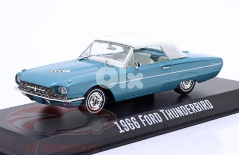 Ford Thunderbird '66 (Movie Thelma & Louise()) diecast car model 1;43. 1