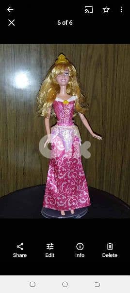 Barbie SLEEPING BEAUTY SPARKLING PRINCESS Mattel 2012 Great doll=23$ 1