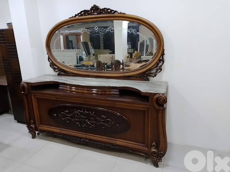 أوضة سفرة مصرية ملكية حفر خشب زان جديدة 3