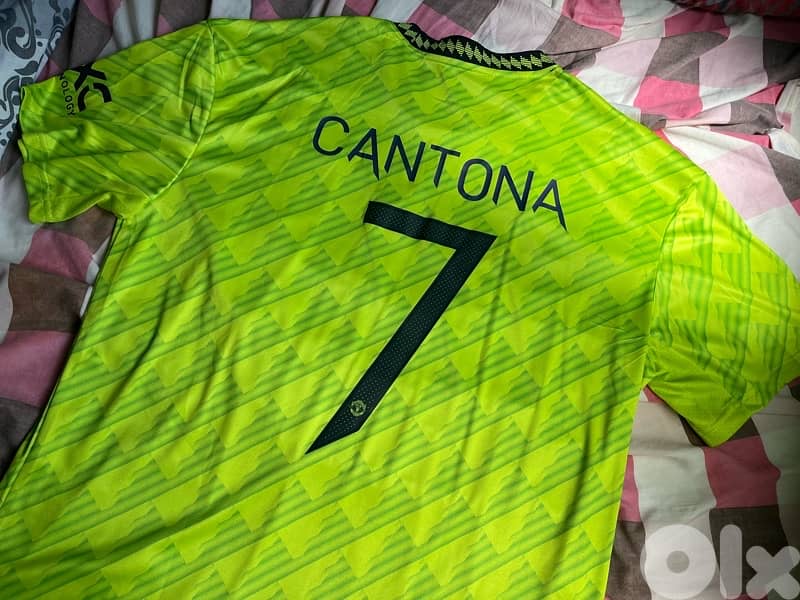Manchester United Cantona 7 away adidas 2022 limited edition kit 1