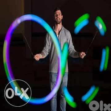 Spin Led Ball Poi Bali Spin Balls 2
