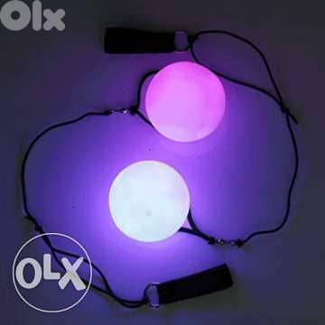 Spin Led Ball Poi Bali Spin Balls 4