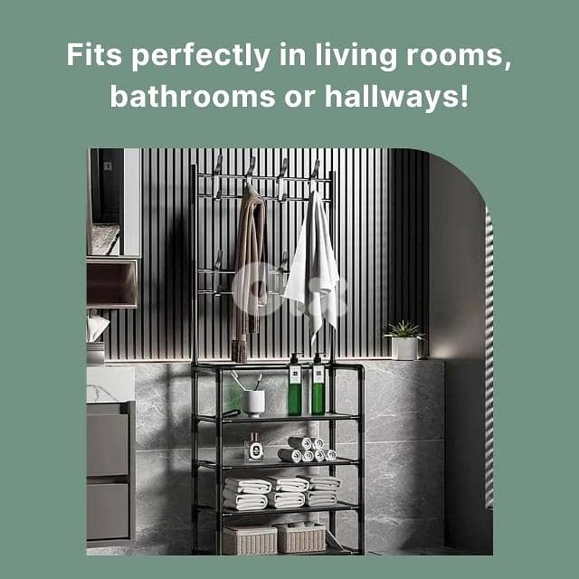 Shoe Rack Organizer, 4 Tiers, Black 3