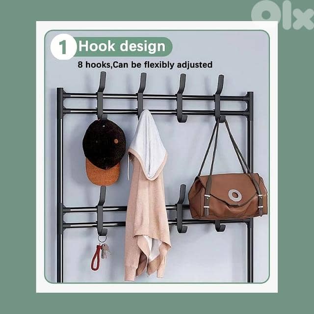 Shoe Rack Organizer, 4 Tiers, Black 5