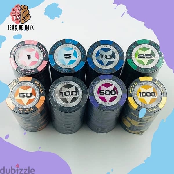 Poker chips Texas Stars 1