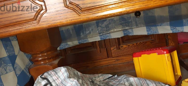 طلولة نص كبيرة بتعلا هيدروليك خشب سنديان الماني وجها سيراميك رسم ايد 2